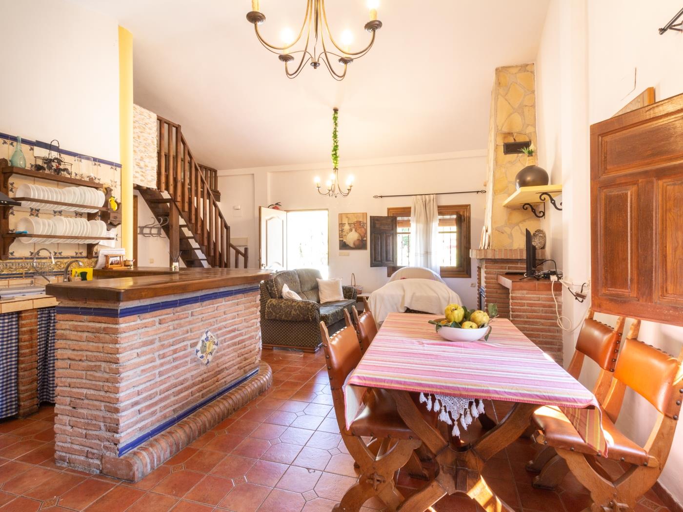 Andalusian rustic farmhouse with private pool in Nigüelas