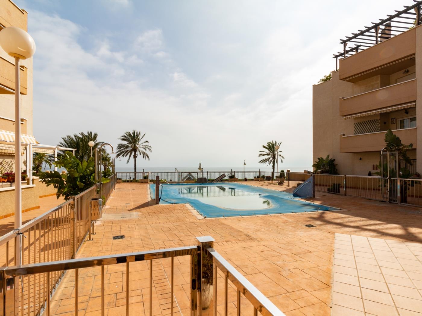 Apto Castell Beach. Apartment with a spacious seaside terrace. in Castell de Ferro