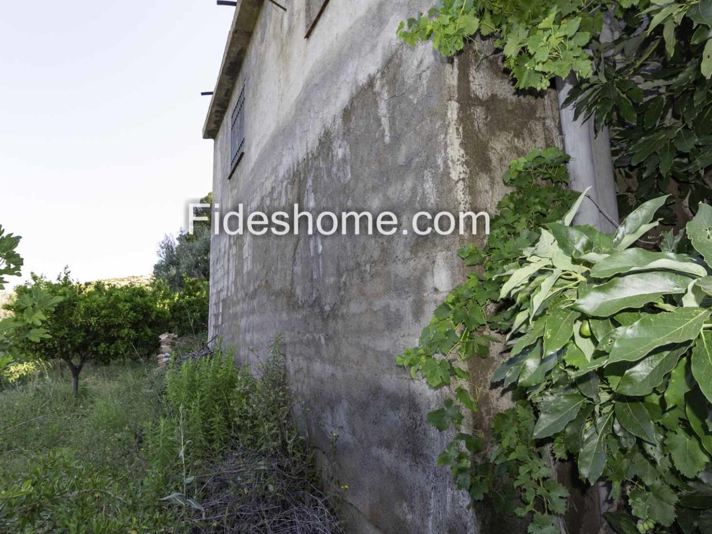 Country house and olive grove with magnificent views of the Lecrín Valley. in Melegís
