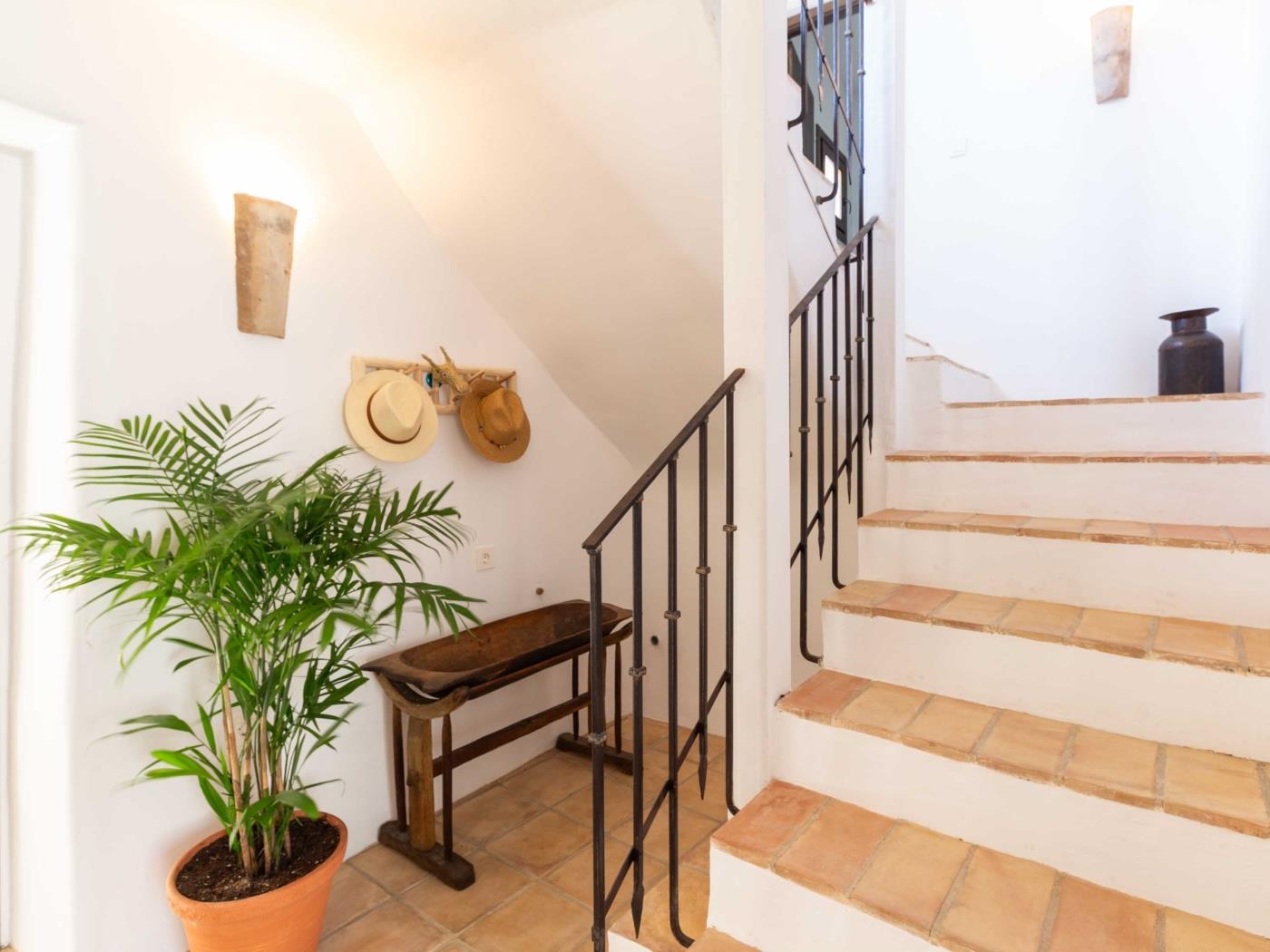 Magnifique maison rustique avec piscine, jardin et vue à Acequias