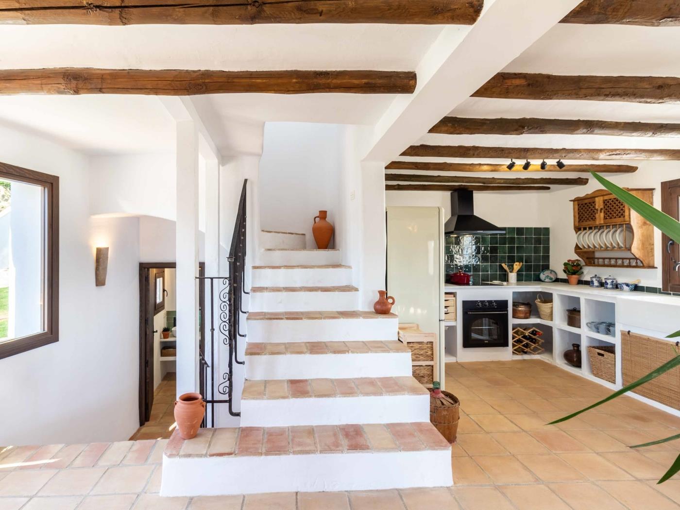 Magnifique maison rustique avec piscine, jardin et vue à Acequias