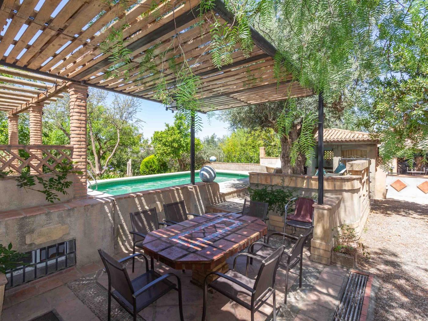 Bonita casa con piscina privada y terraza en Nigüelas