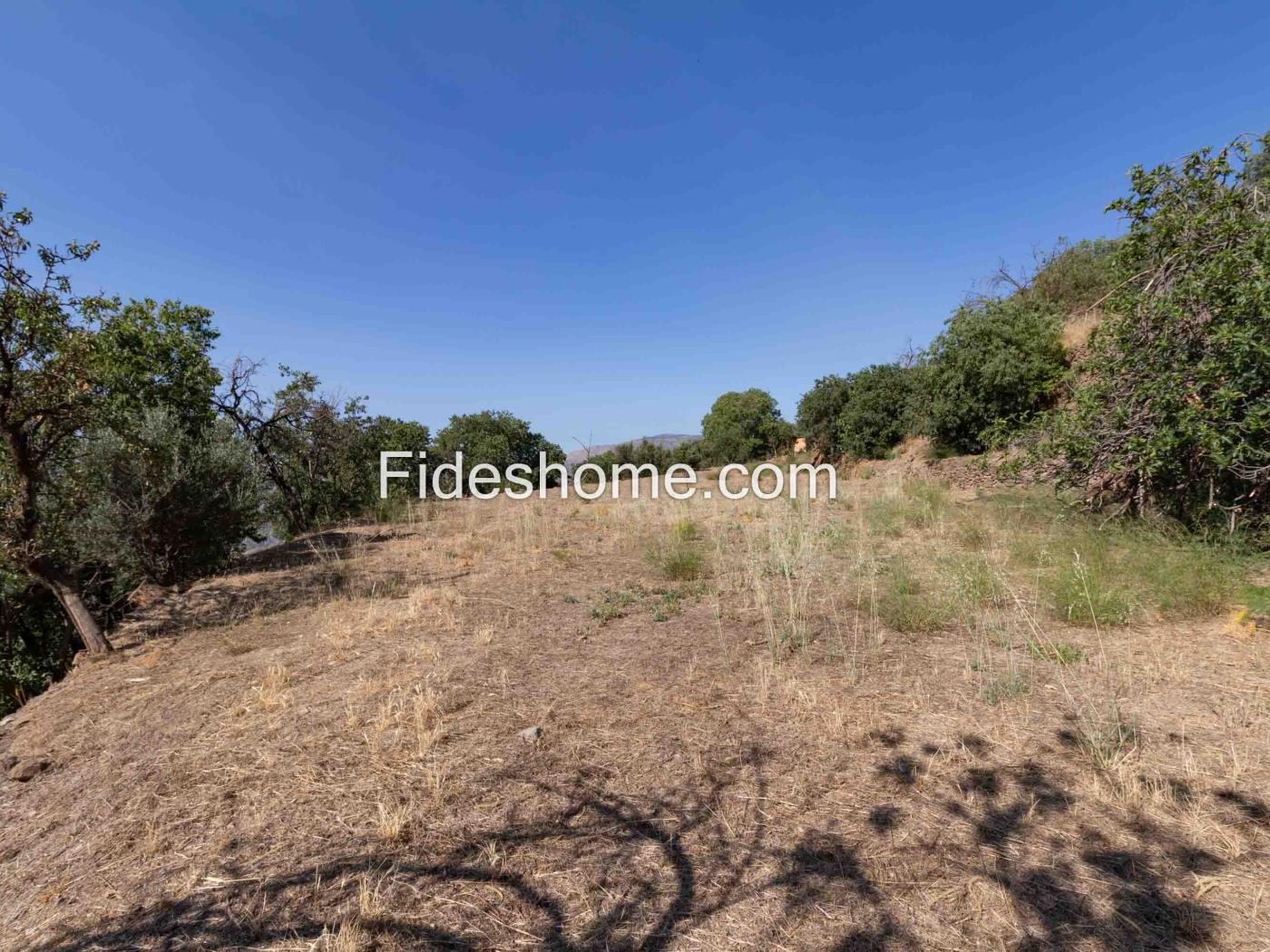 Cortijo met geïrrigeerd land en uitzicht in Lanjar .en Lanjarón