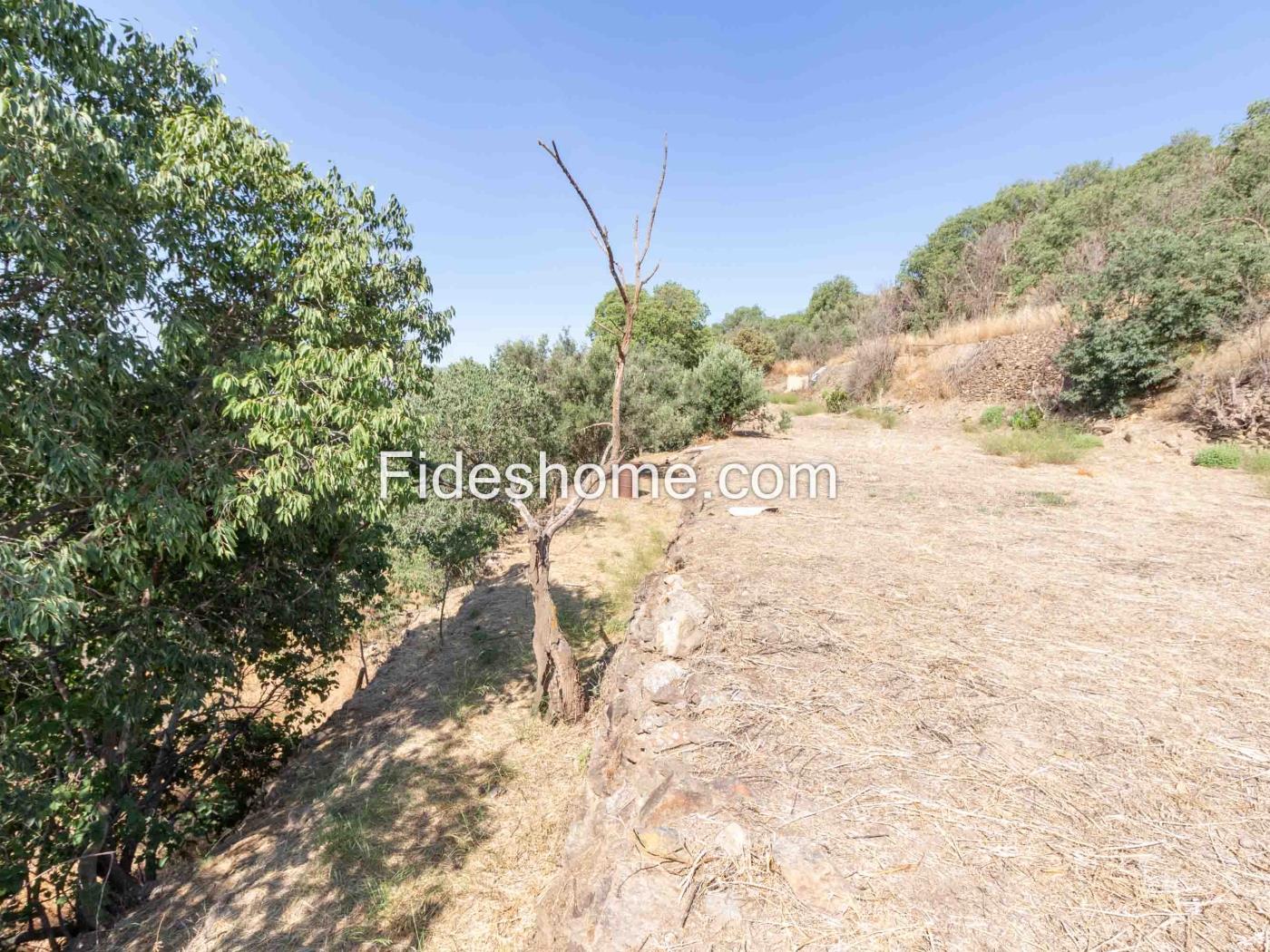 Cortijo met geïrrigeerd land en uitzicht in Lanjar .en Lanjarón