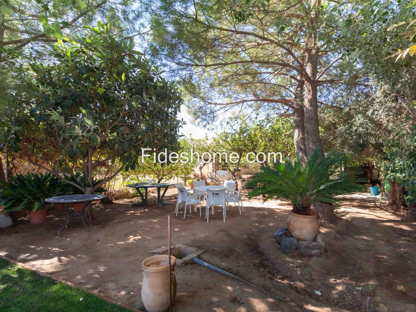 Fabuloso cortijo con piscina, jardín y cochera. en Marchena