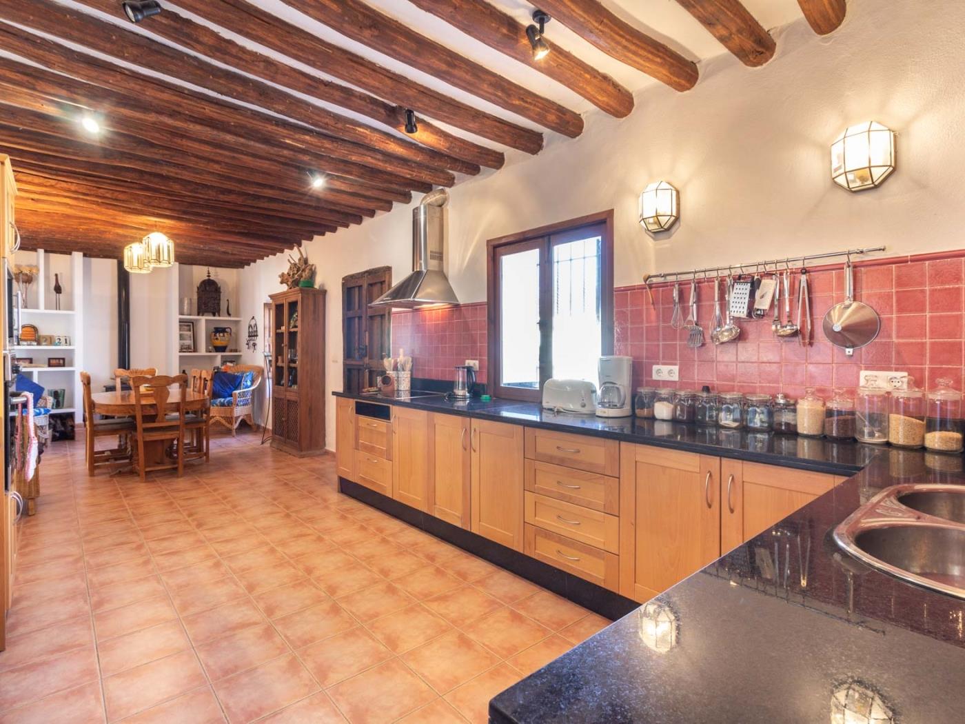 Beautiful rural house with swimming pool and barbecue in Cozvíjar