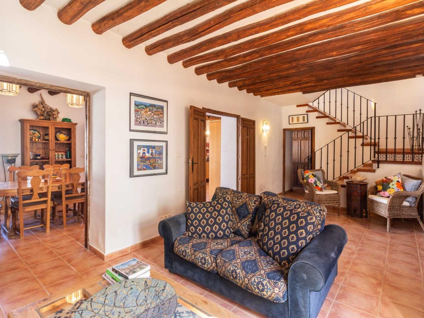 Beautiful rural house with swimming pool and barbecue in Cozvíjar